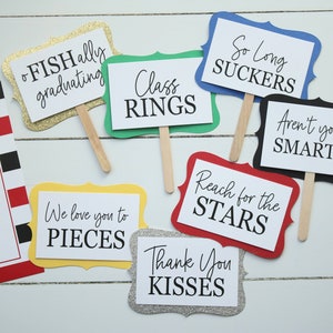Graduation Candy Labels, Graduation Party Decor, Grad Candy Bar, Graduation 2025 Decorations, Sweets Table Candy Buffet, Choose Your Colors!