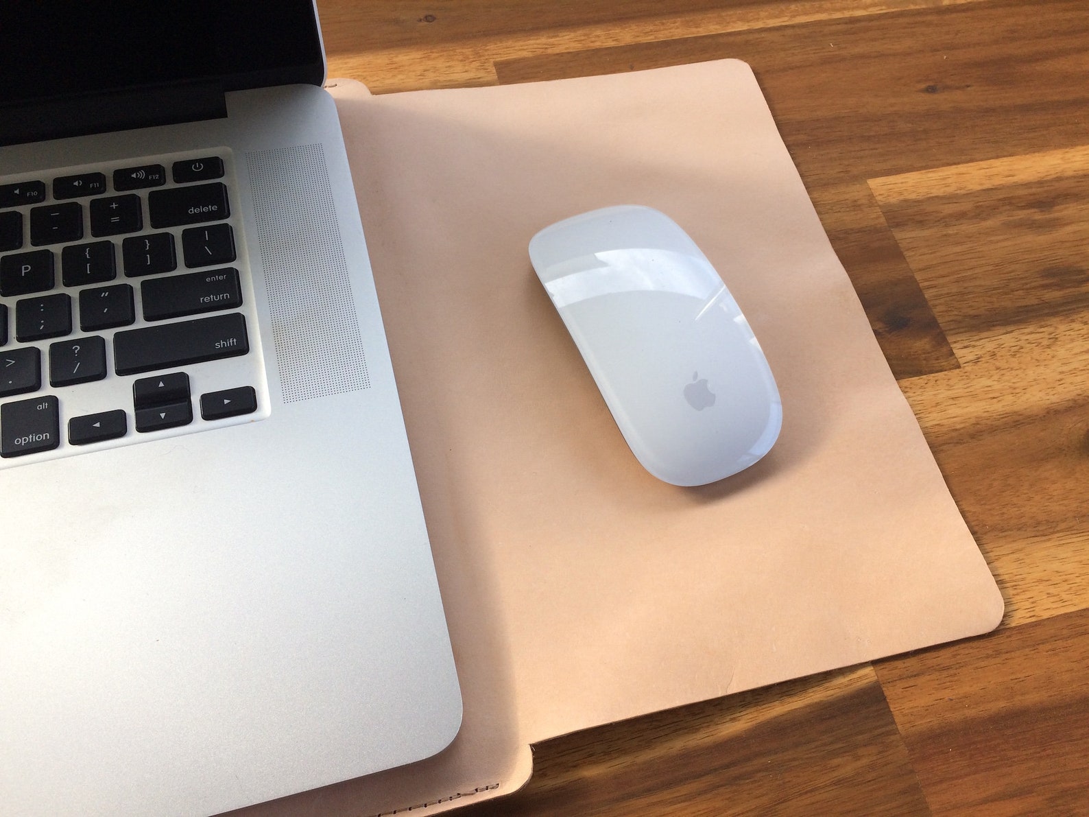 Leather Laptop Sleeve With Mousepad Customised for Any Laptop Etsy