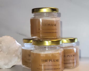 Edible Body Paint Kit | Includes Brush & Drizzler | Whipped Honey Massage | Aphrodisiac Lovers Ritual  | Forbidden Roots  | 2oz