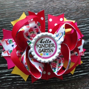 Kindergarten School Hair Bow
