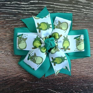 Totoro Pinwheel Hair Bow