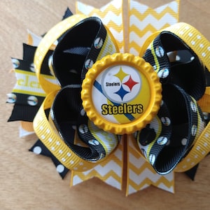 Pittsburg Steelers Hair Bow