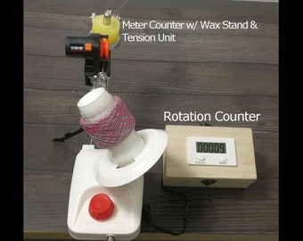 Standard Yarn Ball Winder With Electric Rotation Counter and Meter Length Counter