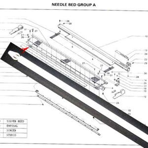 Needle Retainer For Singer Ribbing Knitting Machine SRP50 SRP60 SRP60N