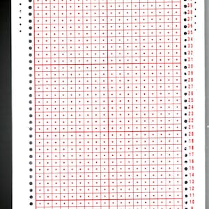 18 Stitch Pattern Blank Punch Card For Singer Knitting Machine MK70 HK160