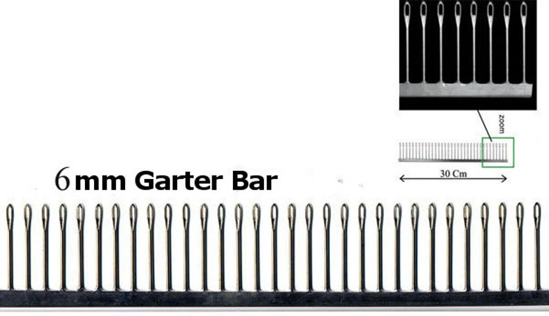 Porte-jarretelles 3,5 mm/4,5 mm/6,5 mm/9 mm pour machine à tricoter Brother/Singer/Silver Reed 6mm