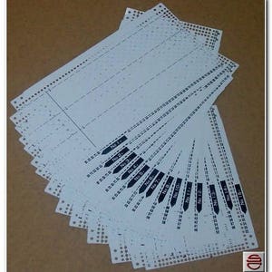 Pre Punched Card Set for Brother Singer Knitting Machine KH260 KH830, KH836, KH840, KH860 SK210, SK218, SK260, SK280, SK360,
