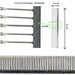 Charriot Intarsia Brother KA8210 pour machine à tricoter KH820 KH830 KH836 KH840
