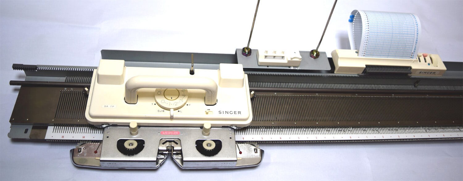 Silver Knitting Machine, Lightweight, Mid Gauge (6.5mm) - SA Sewing Machines