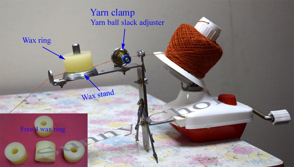 1pc Yarn Winder, Hand-operated Quick & Easy Winding Machine For Knitting,  Crochet, Embroidery, Household Use