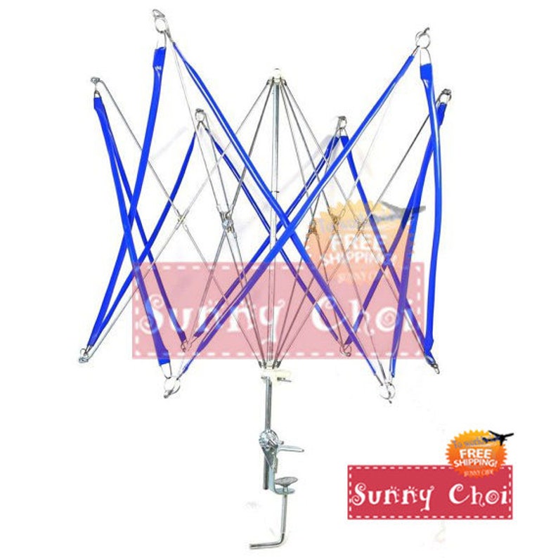 WeaveR Skein Holder Knitting Umbrella Swift Yarn Hank Winder For Wool Yarn Winder