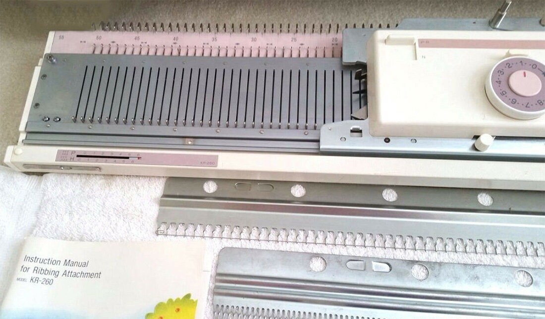 KR260 Ribbing Attachment for KH260 Knitting Machine Same as Etsy