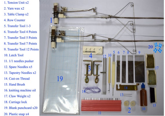 Pesi Ad Artiglio Per Macchine Per Maglieria EVTSCAN - 5 Pezzi, Universali In Plastica E Alluminio