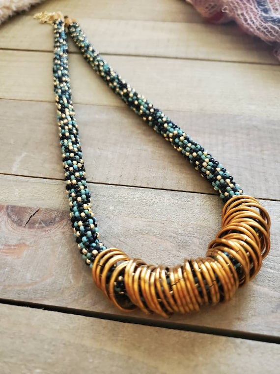 Avec cheap brass necklace