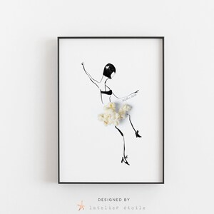 Popcorn, Popcorn Poster, Whimsical Print, Fashion Print, Fashion Illustration, Food Illustration, Real Food Illustration, Popcorn art print