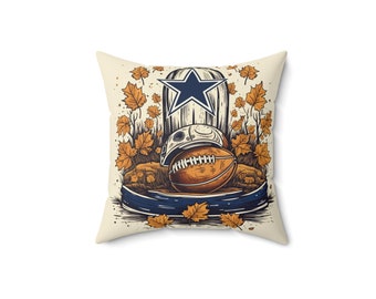 DALLAS COWBOYS Fall Pumpkin FOOTBALL Pumpkin White Craft - Etsy