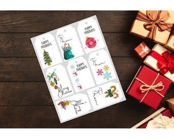 Printable Holiday Gift Tags