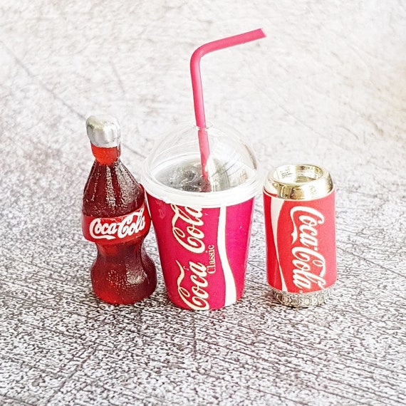 Sparkling Drink Maker Doll House Miniatures 1:12 Scale Pink Soda Makers