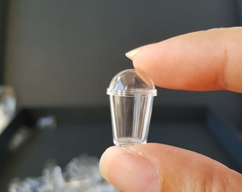 Miniature Coffee Cups : Dollhouse Drinkware, Tiny Mini Cups for Party Scene or Kitchen Decor