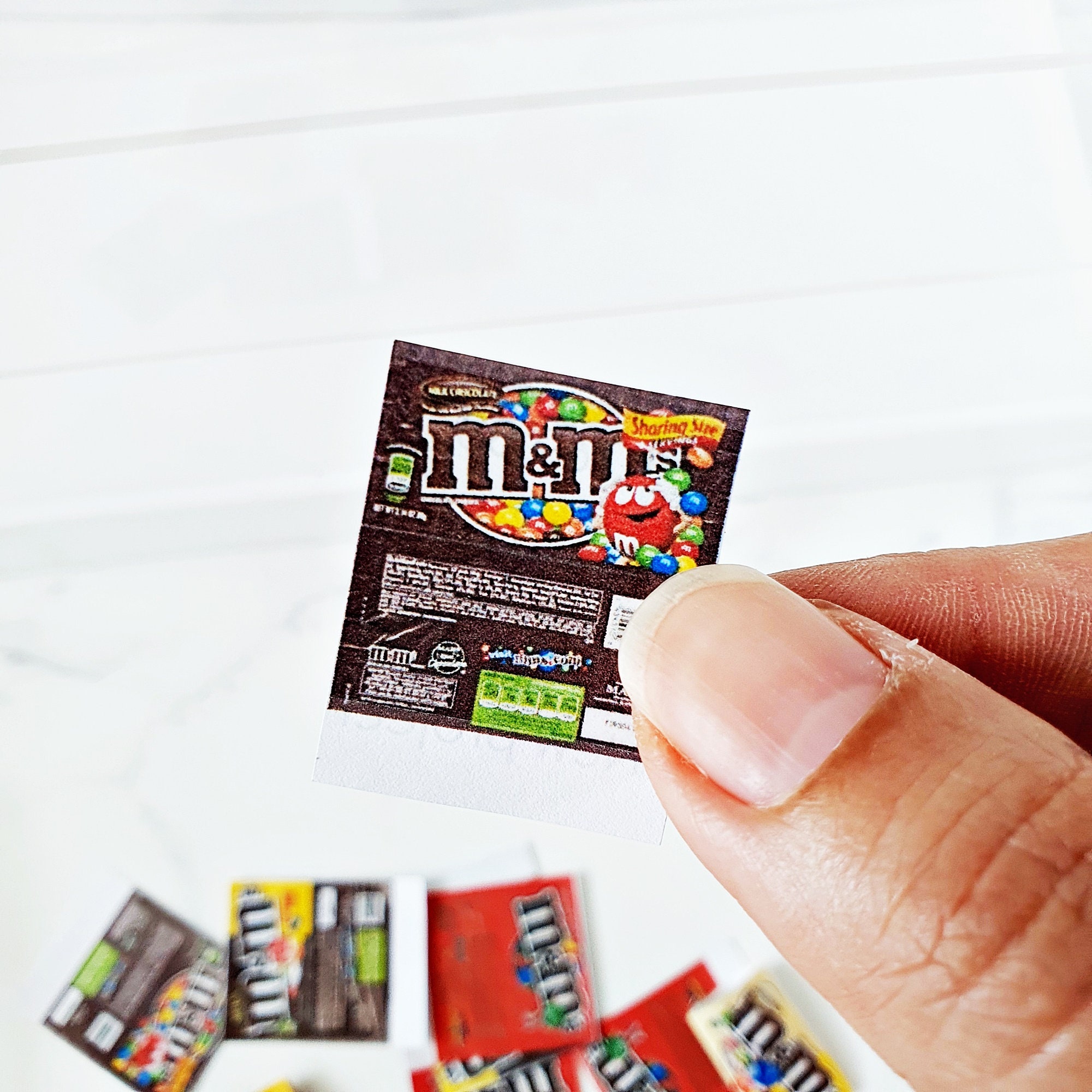 Casa Delle Bambole In Miniatura Patatine Cioccolato Borsa Cibo - Foto 6