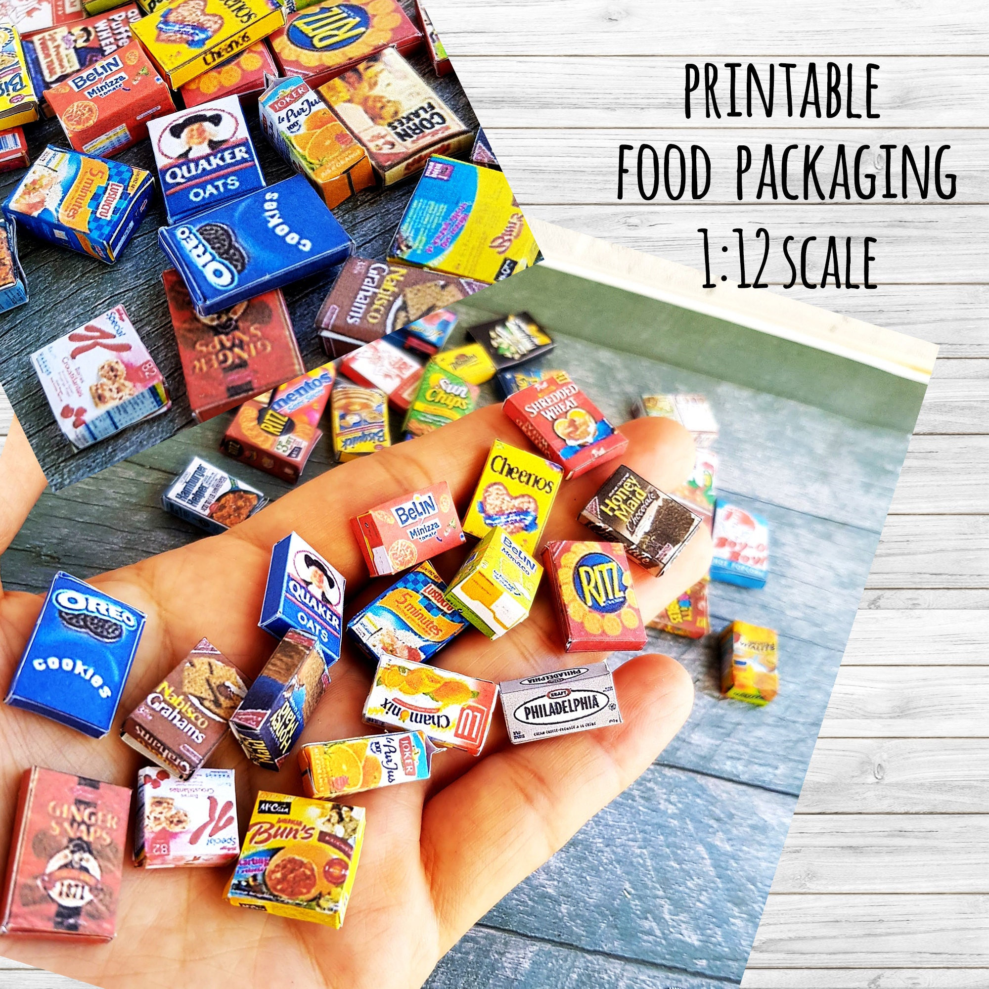 Cobee Lot De 50 Mini Aliments 1:12 Pour Maison De Poupée – Jouets De Cuisine En Résine – Cadeau Enfants – Accessoires Déco Miniatures