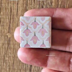 Miniature Ceramic Tiles Set 1:12 Scale Dollhouse Miniatures Patterned ...