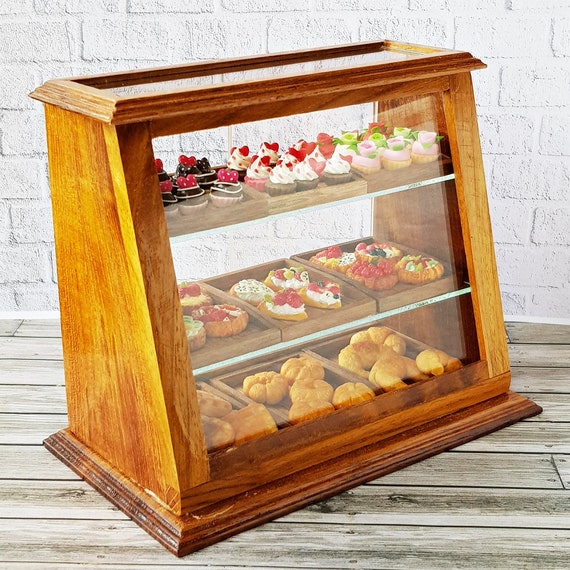 Miniature Wooden Stand,Miniature Bakery Display,Miniature Food Display