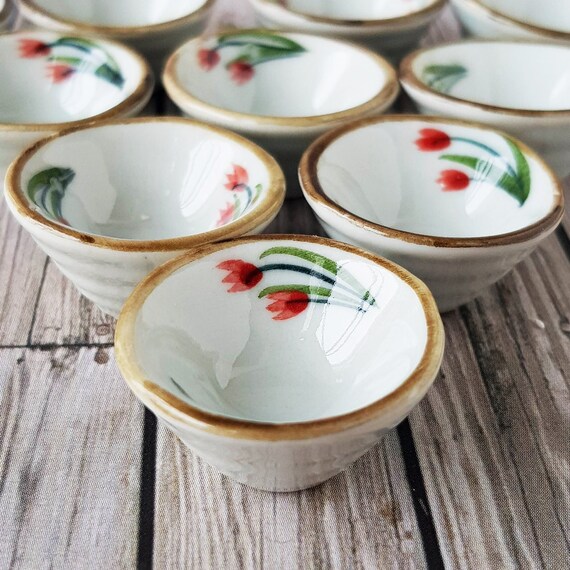 1:12 Dollhouse Miniatures 10 Ceramic Mug Coffee Tea Drink Food Supply Deco NO03