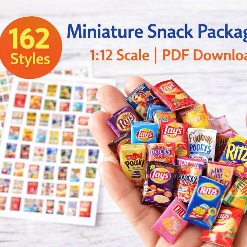 Miniature 1:12 Candy - Etsy