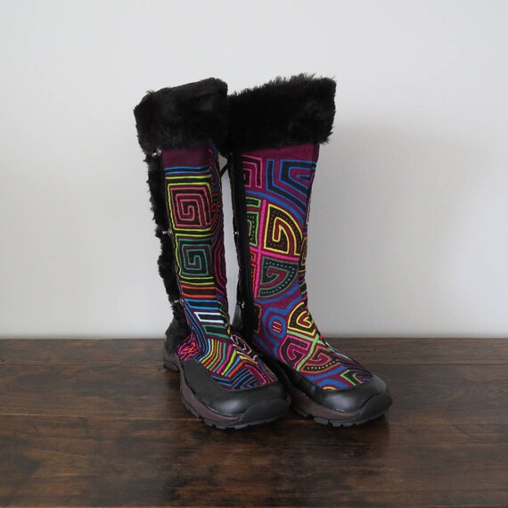 womens boots with fur trim