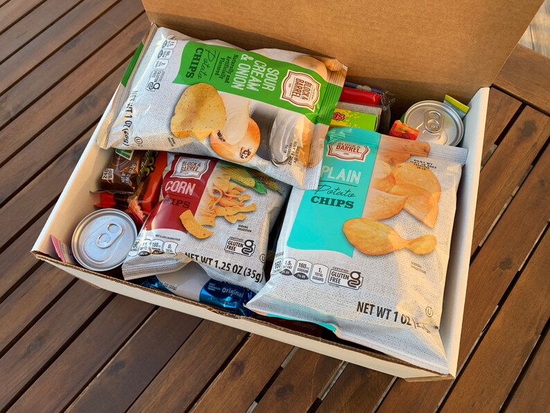 Customizable Movie Snack Box Care Package Gift Box Etsy