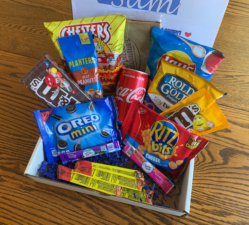 Customizable Mini Snack Box Mini Care Package Mini Gift Etsy