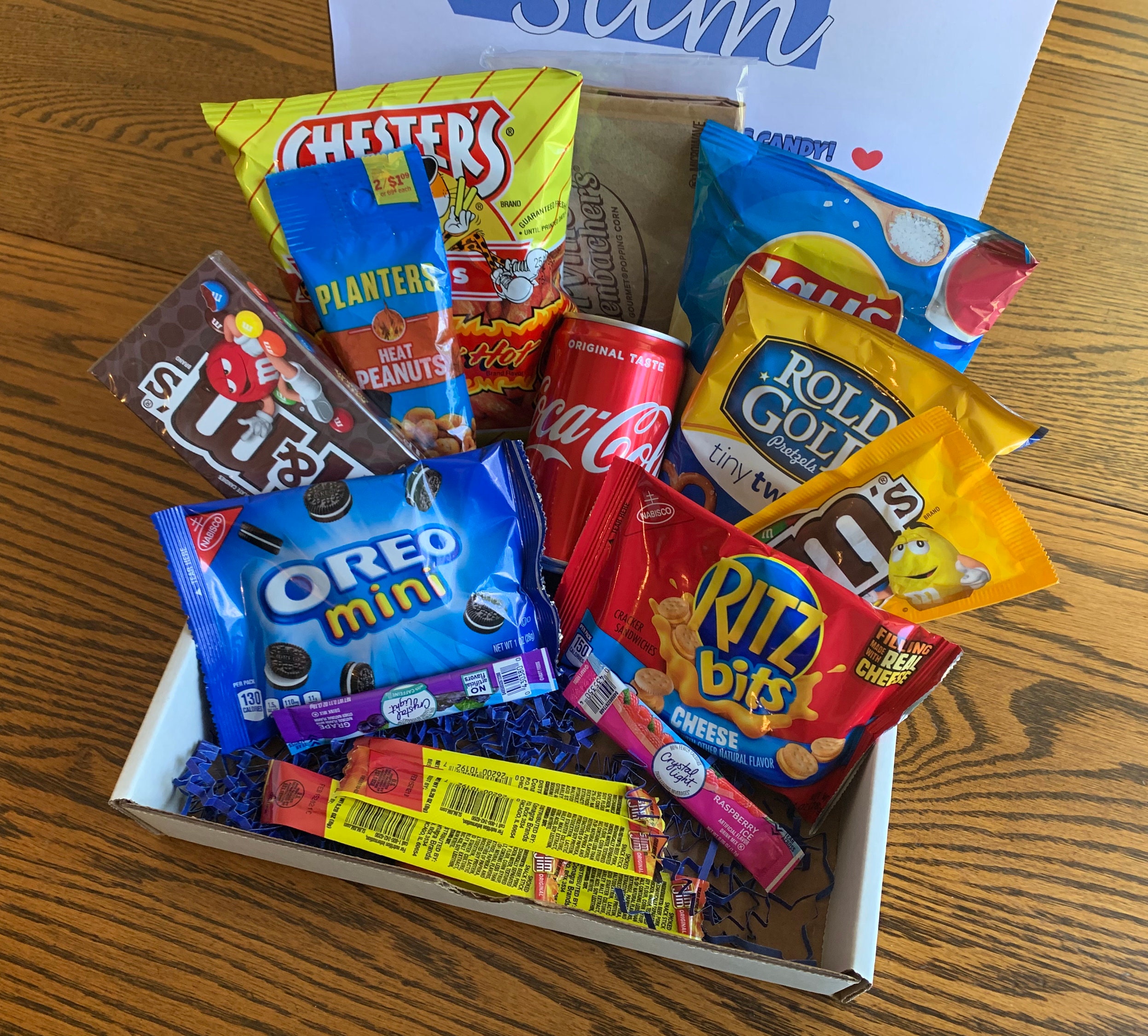 Customizable Mini Snack Box Mini Care Package Mini Gift Etsy