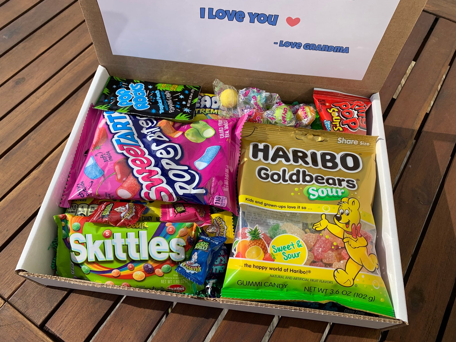 Sweet and Sour Candy Box Sweet and Sour Treat Box Sweet Etsy