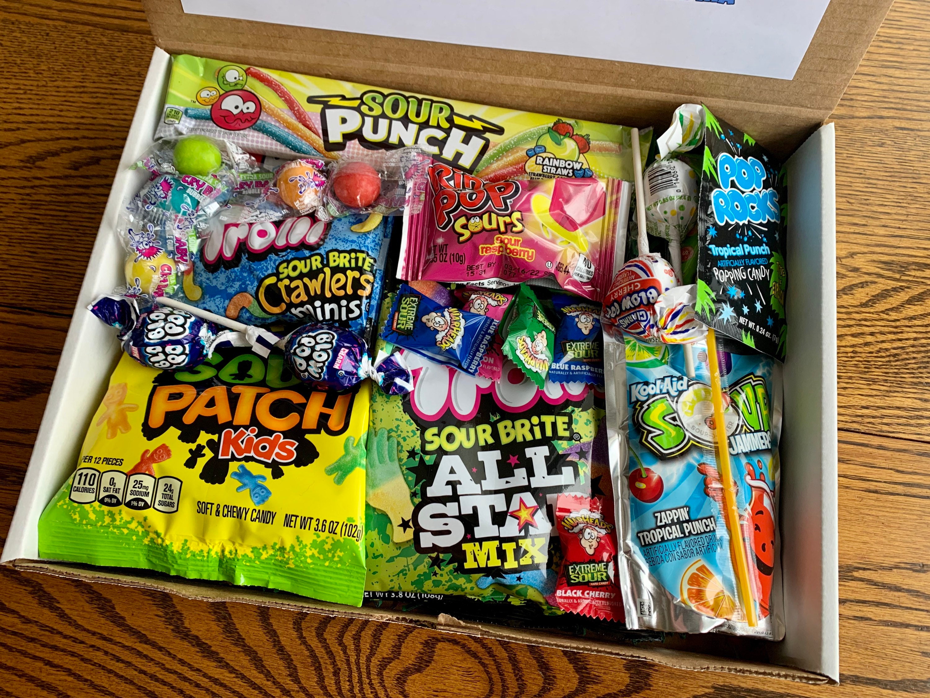 Sweet and Sour Candy Box Sweet and Sour Treat Box Sweet Etsy