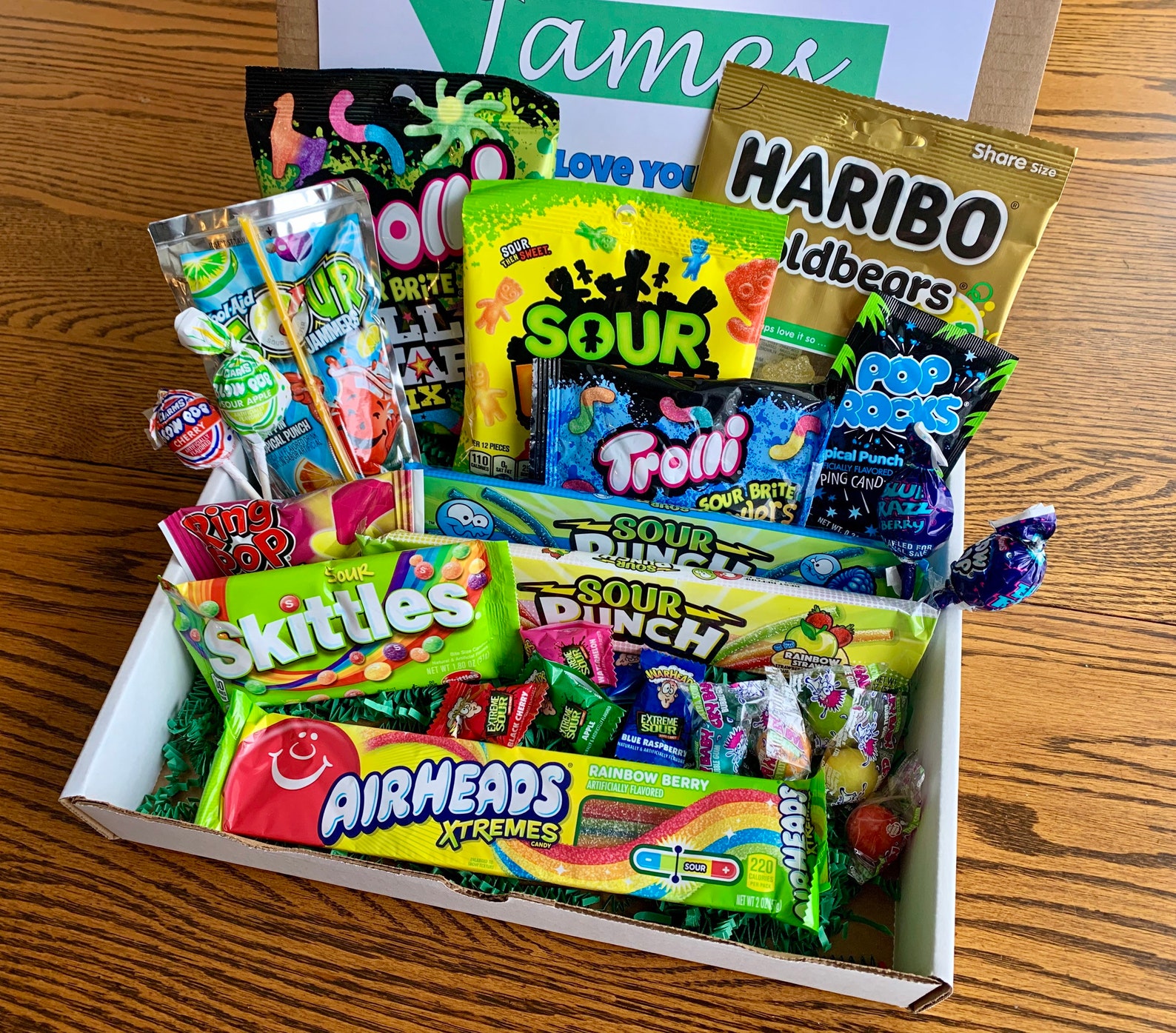 Sweet and Sour Candy Box Sweet and Sour Treat Box Sweet Etsy