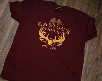 gaston t shirt disney