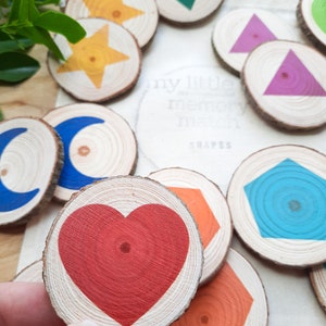 Jogo da memória, jogos de formas, atividades de correspondência, jogos Montessori, presentes para crianças, presentes para professores, jogos de sala de aula, jogo de formas