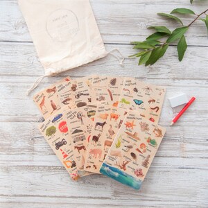 Caça ao tesouro, caça ao tesouro para crianças, jogo de busca, caça à natureza, jogos de viagem para crianças, presente para crianças, jogos ao ar livre