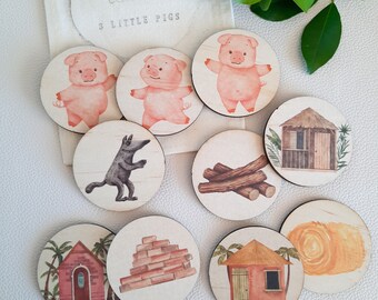 Story Stones, 3 Little Pigs, Language Learning, Gifts For Teachers, Educational Toys, Games For Kids, Story Books, Nature Classroom
