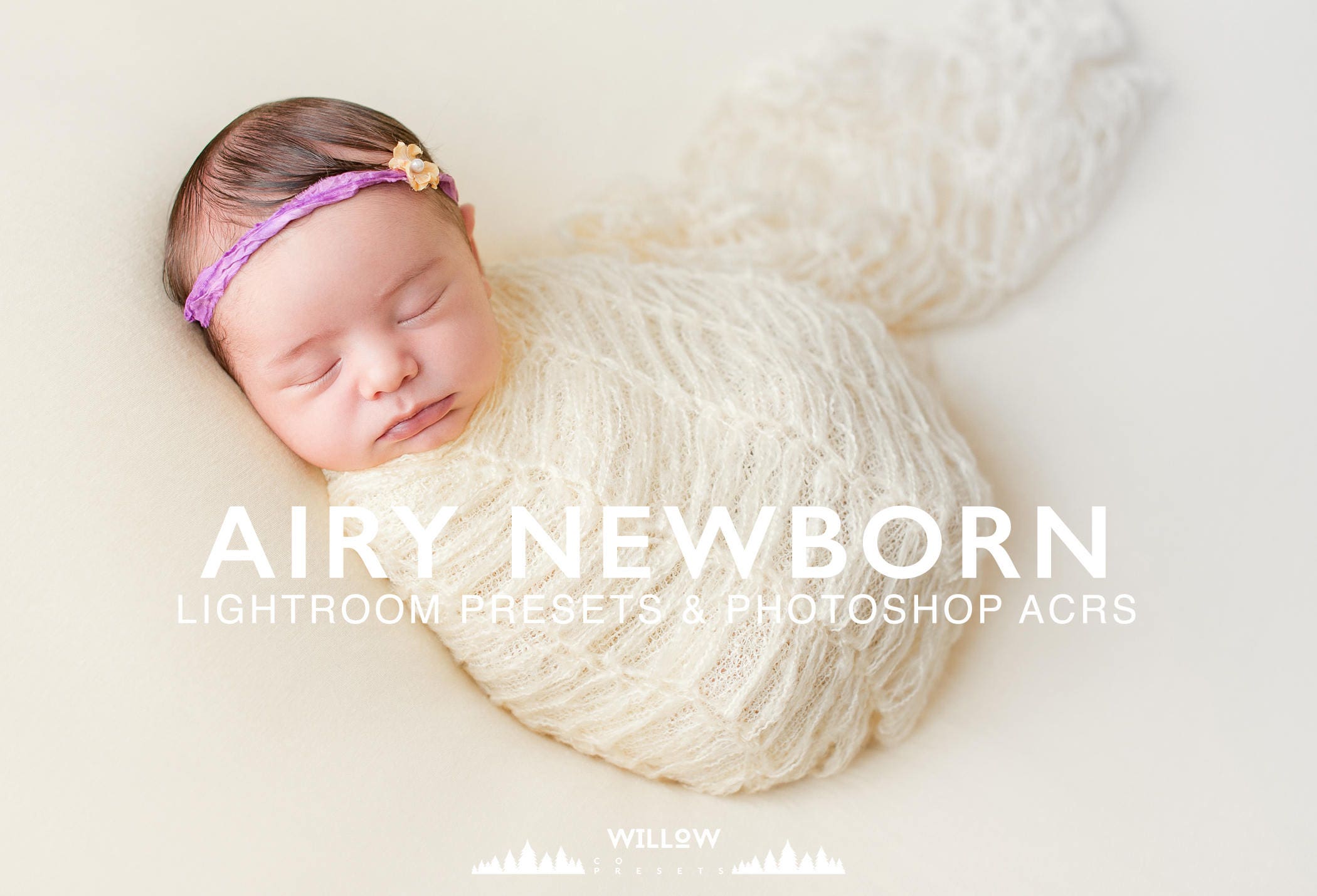 Bright & Airy Newborn Lightroom Preset and Newborn Etsy