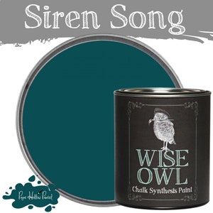 SIREN SONG • Wise Owl Paint • Chalk Synthesis Paint • Mineral Paint • Upcycled Furniture • Chalk Style Paint