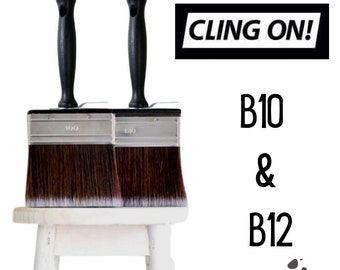 CLING ON B10 & B12 Paint Brush • BLOCK Paint Brush • Furniture Painting • Chalk Paint • Premium Paint Brush • Furniture Upcycling