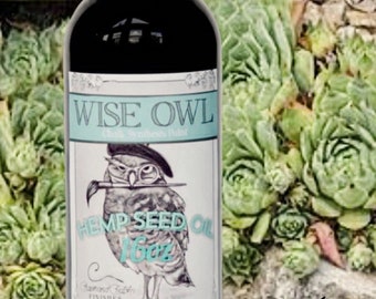 Hemp Seed Oil • 16oz • Furniture Finish by Wise Owl Paint