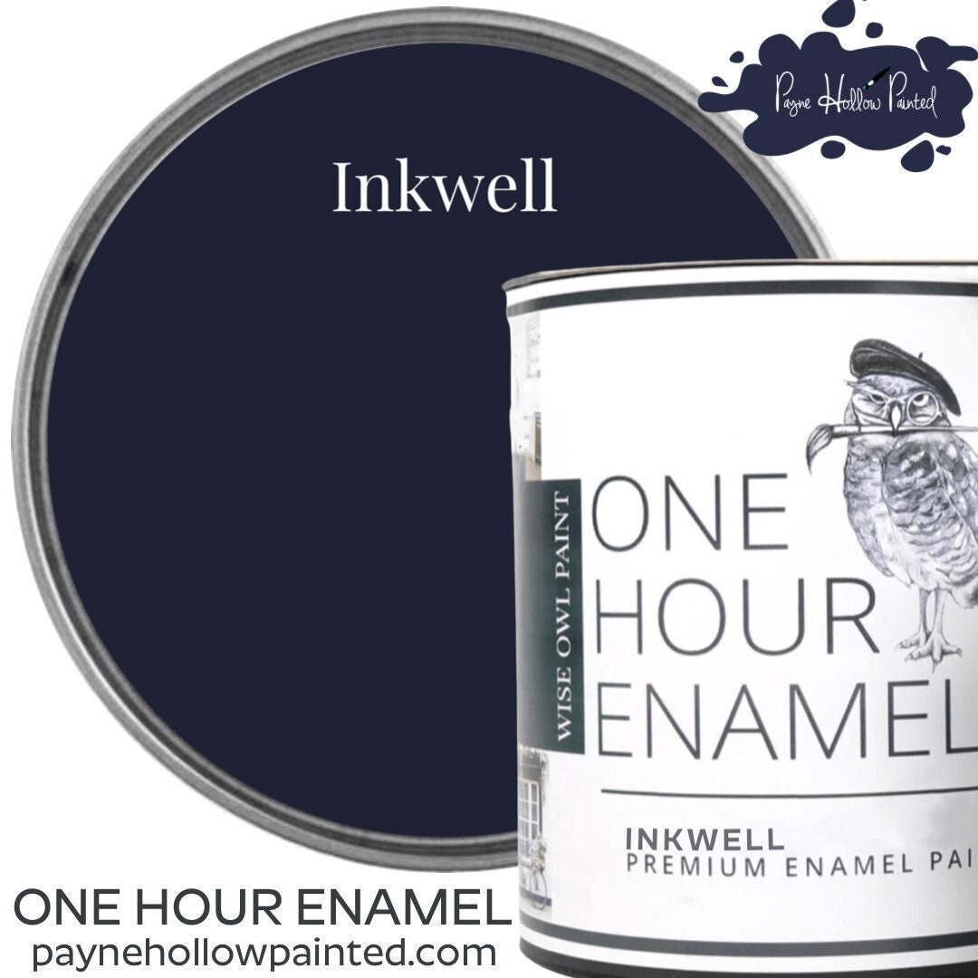 INKWELL One Hour Enamel Paint Wise Owl Paint Upcycled Etsy