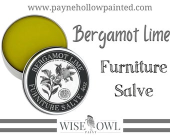 BERGAMOT LIME Furniture Salve • Wise Owl Paint • Wise Owl Salve • Chalk Paint • Wise Owl Furniture Salve • Furniture Painting