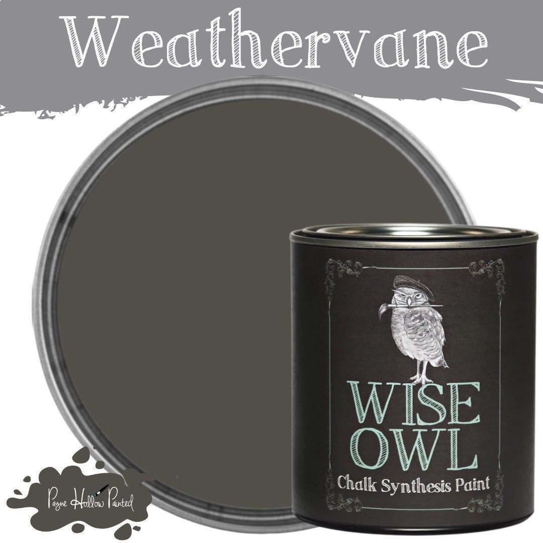 WEATHERVANE Wise Owl Paint Chalk Synthesis Paint Mineral Etsy