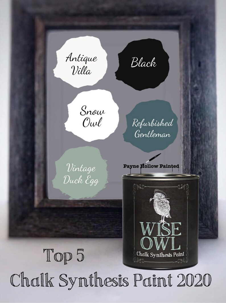 Wise Owl Chalk Synthesis Paint CHARLESTON GREEN Wise Owl Etsy