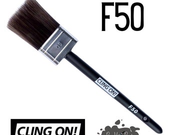 F50 Paint Brush by CLING ON! • Flat Paint Brush • Furniture Painting • Chalk Paint • Premium Paint Brush • Furniture Upcycling