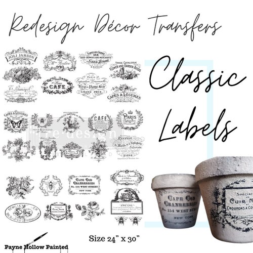 Rub on Transfers for Furniture OVERFLOWING LOVE Redesign Etsy Canada